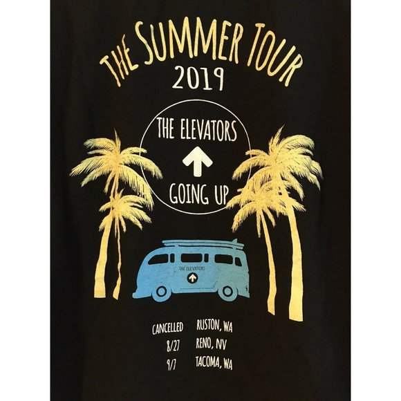 The Elevators Going Up Summer Tour 2019 T Shirt - Picture 5 of 5